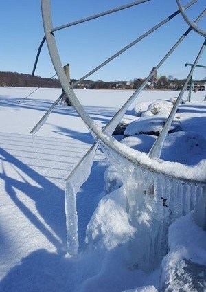 Ratzeburger See im Schnee