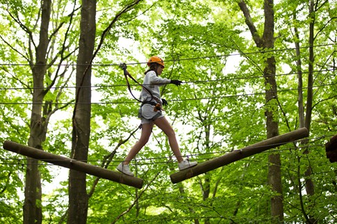 Der Kletterpark Camp Adventure