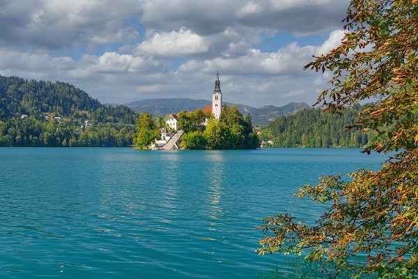 Die Seeinsel im Bleder See, Bled, Triglav Nationalpark, Slowenien