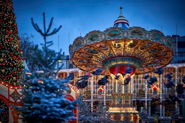 Karussell, Weihnachten im Tivoli