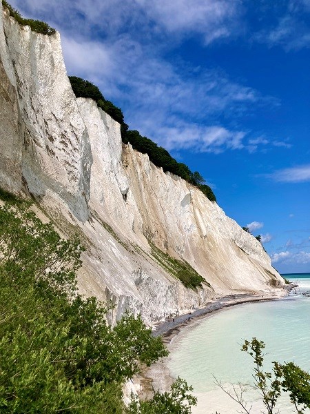 Møns Klint und das türkisfarbene Wasser